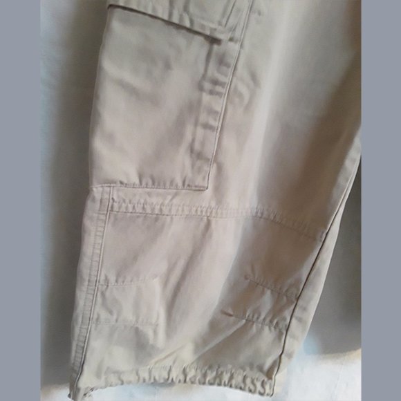 Old Navy 29" Waist Below The Knee Khaki Cargo Shorts W/Cinch (T-398) - Picture 2 of 5